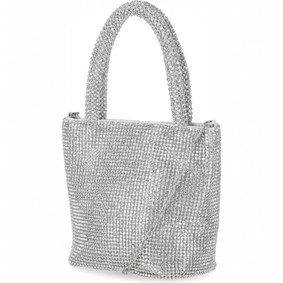 Jessica McClintock Crystal Embellished Chase Top Handle Mini Tote Bag - Picture 1 of 4